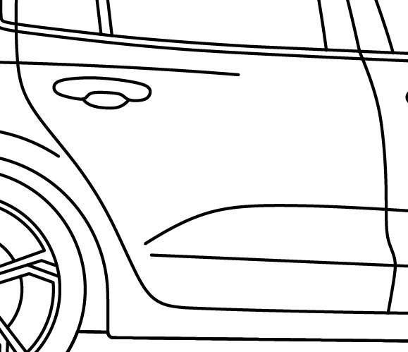 Passenger door zone